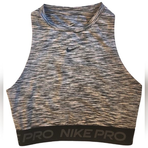 Nike Pro spacedye crop sports bra tank top - Picture 2 of 5